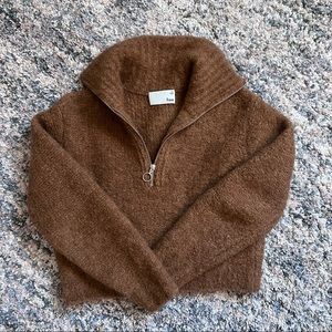 Brown Cropped Sweater